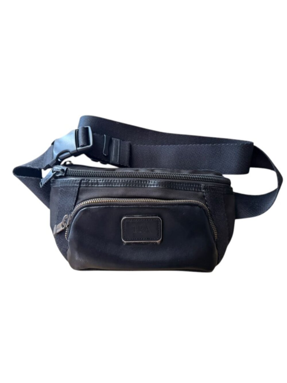 TUMI Alpha Bravo Campbell Utility Pouch Crossbody Waist Bag Black